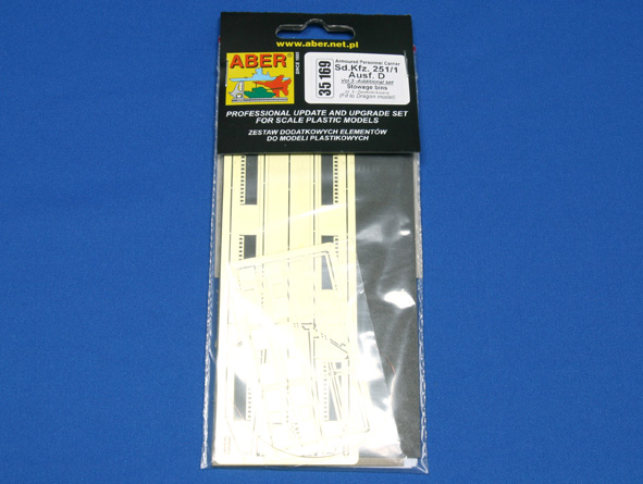 ABR-35 169  Дополнения для  Sd.Kfz.251/1 Ausf. D- Vol.3-add.set-Stowage bins для Dragon 1/35