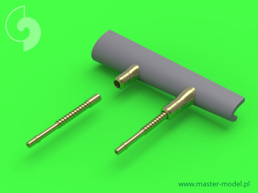 AM-48-084 Стволы к авиапушке Hispano Mk I с плоским пружинным компенсатором 20 мм для Hurricane Mk IIC 4 шт.