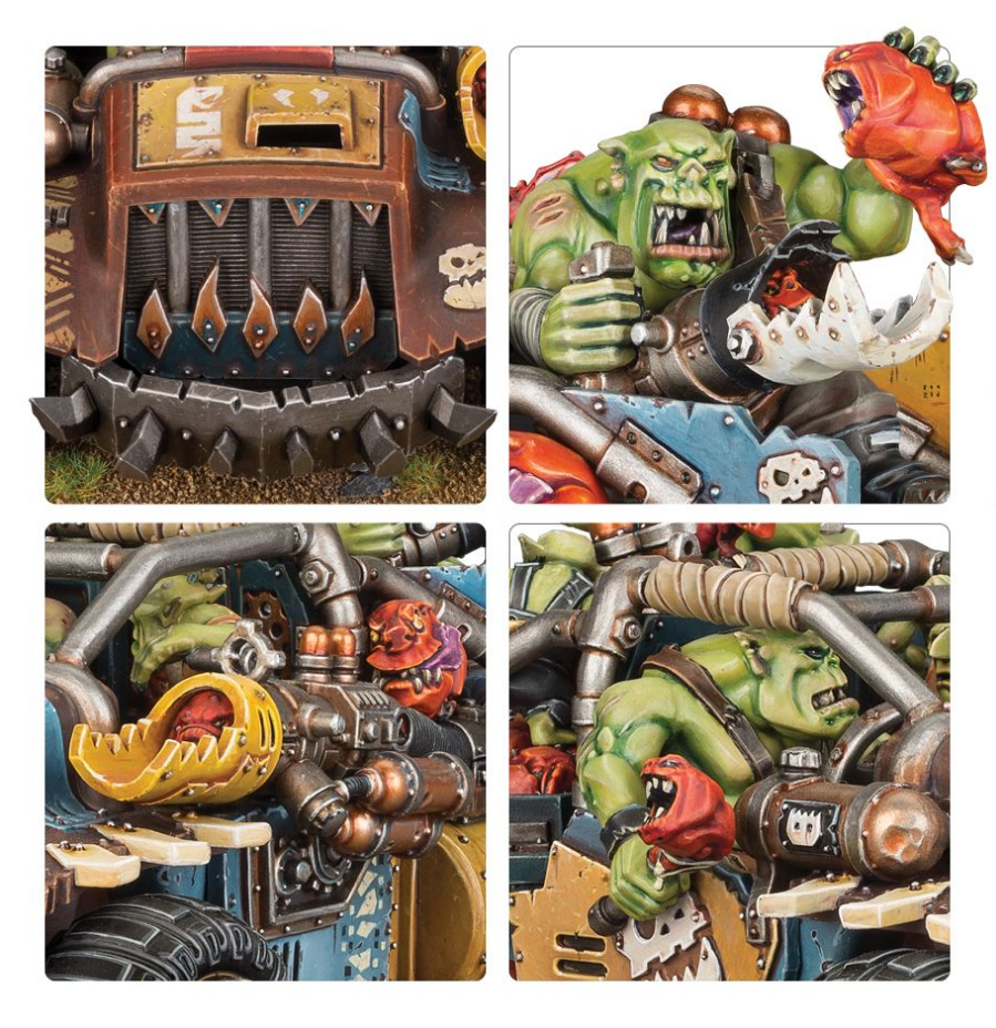 50-35GW Набор Орки. Кормушечный Сквигобагги (Orks Rukkatrukk Squigbuggy)