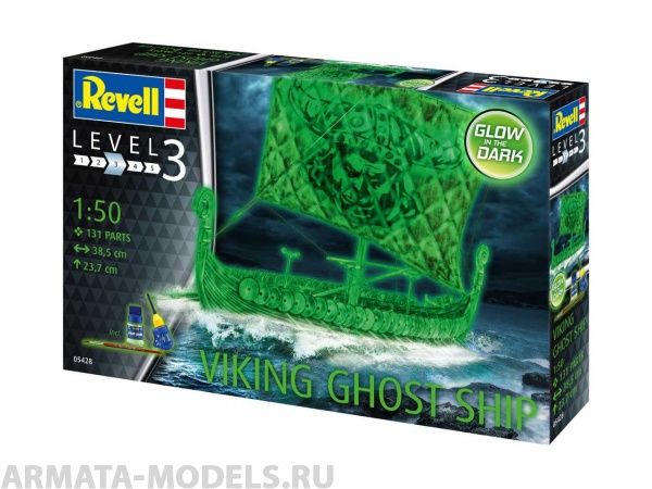 05428RE Корабль-призрак Викингов (светящийся в темноте) Revell