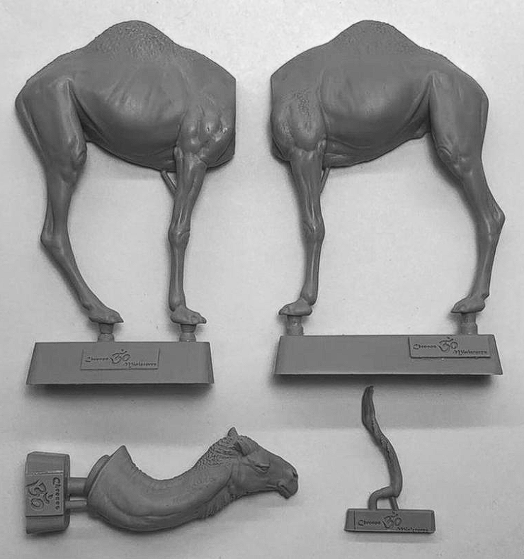 CHM-54248. Животные: Верблюд. 54 мм. Материал - смола. Chronos Miniatures