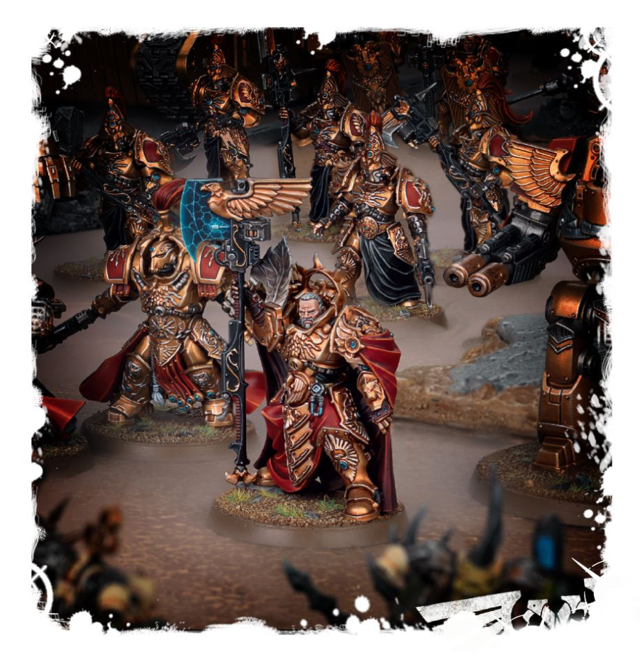 01-10GW Набор Адептус Кустодес. Капитан-генерал Траян Валорис (Adeptus Custodes. Captain-General Trajann Valoris)