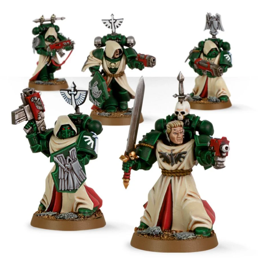 44-09GW Набор Темные Ангелы. Отряд Ветеранов Роты (Dark Angels Company Veterans Squad)