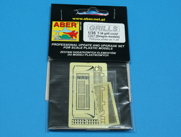 ABR-35-G07  Дополнения для  T-34 grille cover [Dragon model] для  1/35