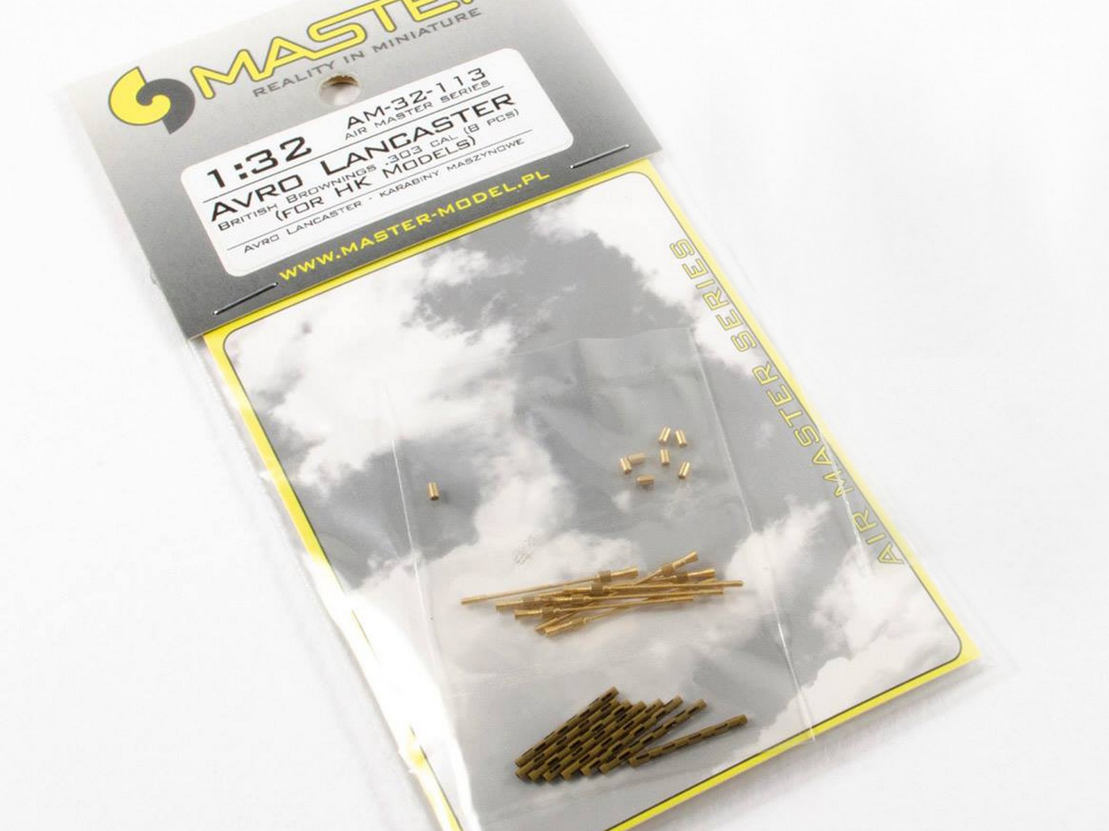 AM-32-113 Avro Lancaster - набор из 8 британских браунингов калибра .303 (для моделей HK)
