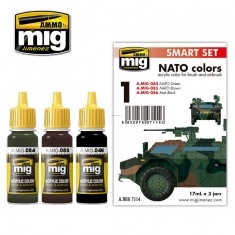 AMIG7114 Ammo Mig Набор акриловых красок NATO COLORS