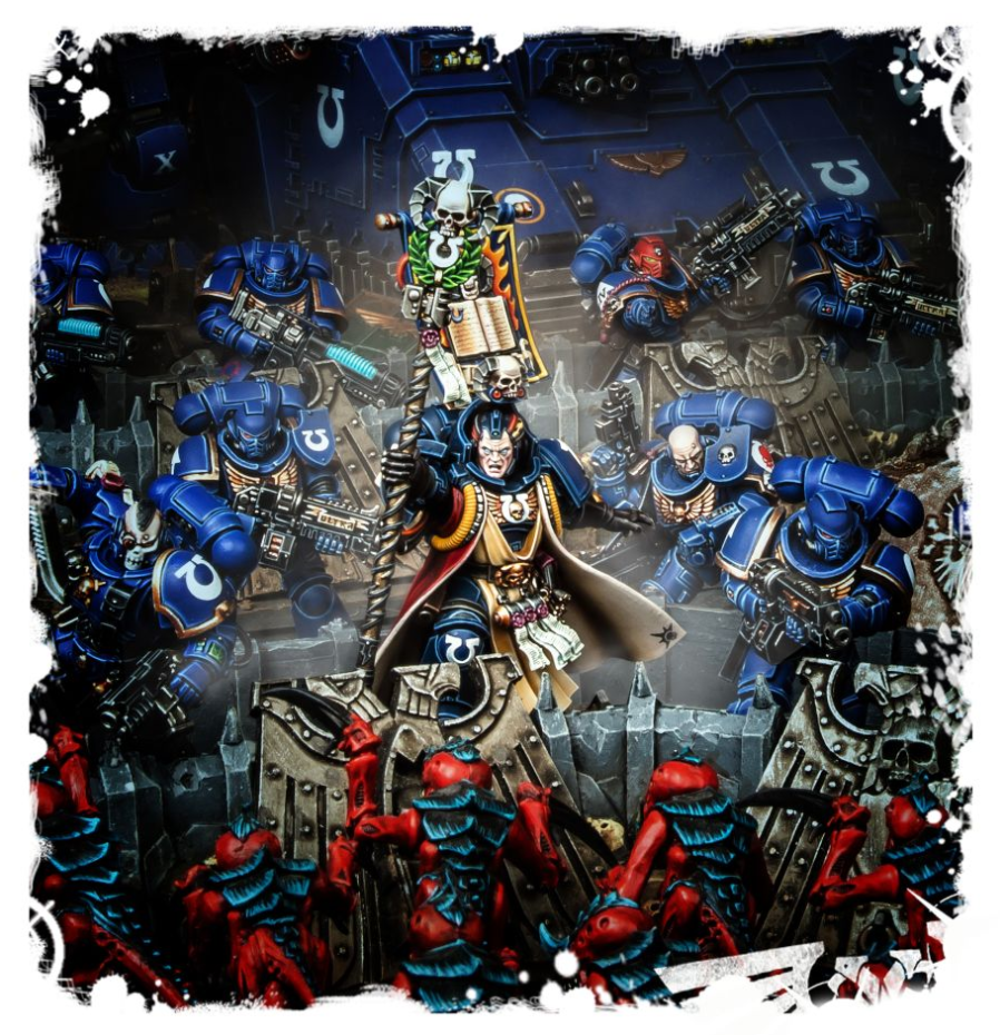 55-22GW Набор Ультрамарины. Старший Библиарий Тигурий (Ultramarines Chief Librarian Tigurius)