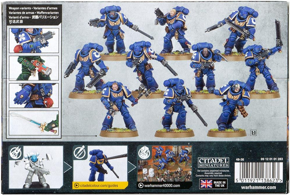 48-36GW Набор Космодесант. Заступники-Штурмовики (Space Marines Assault Intercessors)