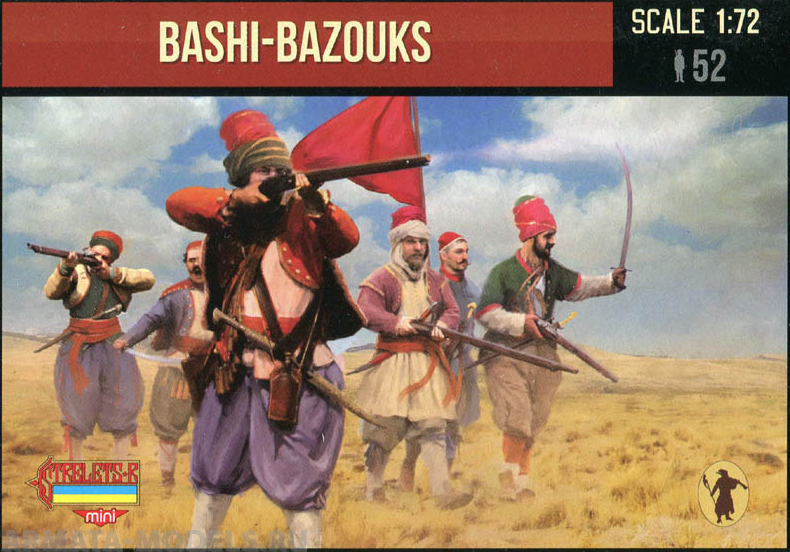 72M054ST Фигуры Bashi-Bazouks 1/72 Strelets, 1/72 Strelets