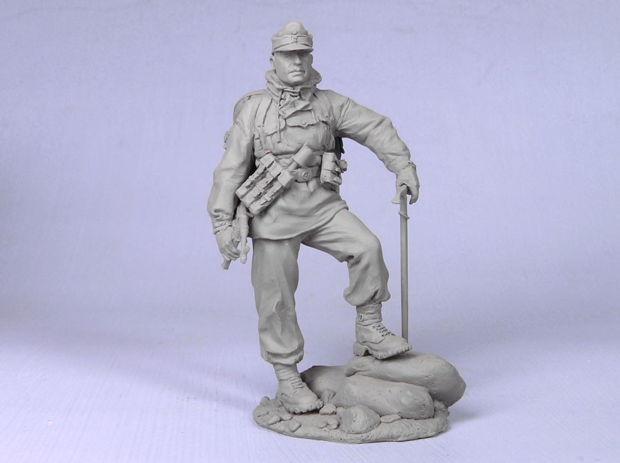 Т-35016 Немецкий горный егерь, 1942-1945 гг (с подставкой) Tank