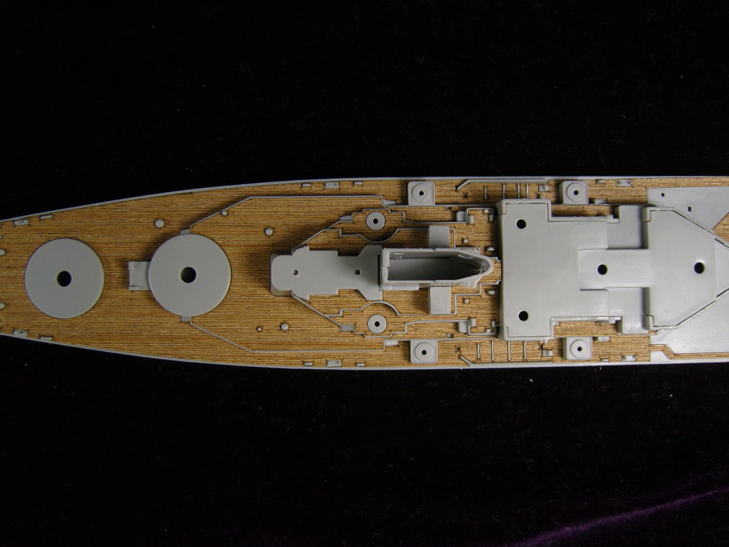 AW20071 Деревянная палуба для US Battleship BB-63 Missouri 1991