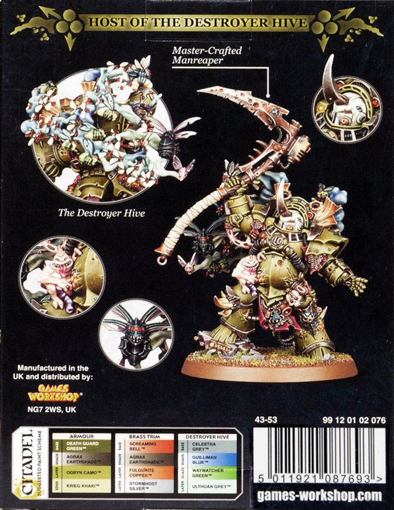 43-53GW Набор Гвардия Смерти. Тифус, Провозвестник Чумного Бога (Death Guard. Typhus Herald of the Plague God)