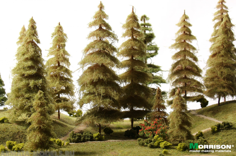 011ek025 Дремучая ель для макетов и диорам 25 см.