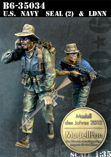 B6-35034 Миниатюра US Navy SEAL (2) & LDNN Bravo6