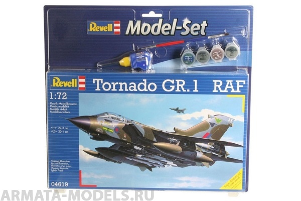 64619 Набор самолета Model Set Tornado GR. Mk. 1 RAF Revell