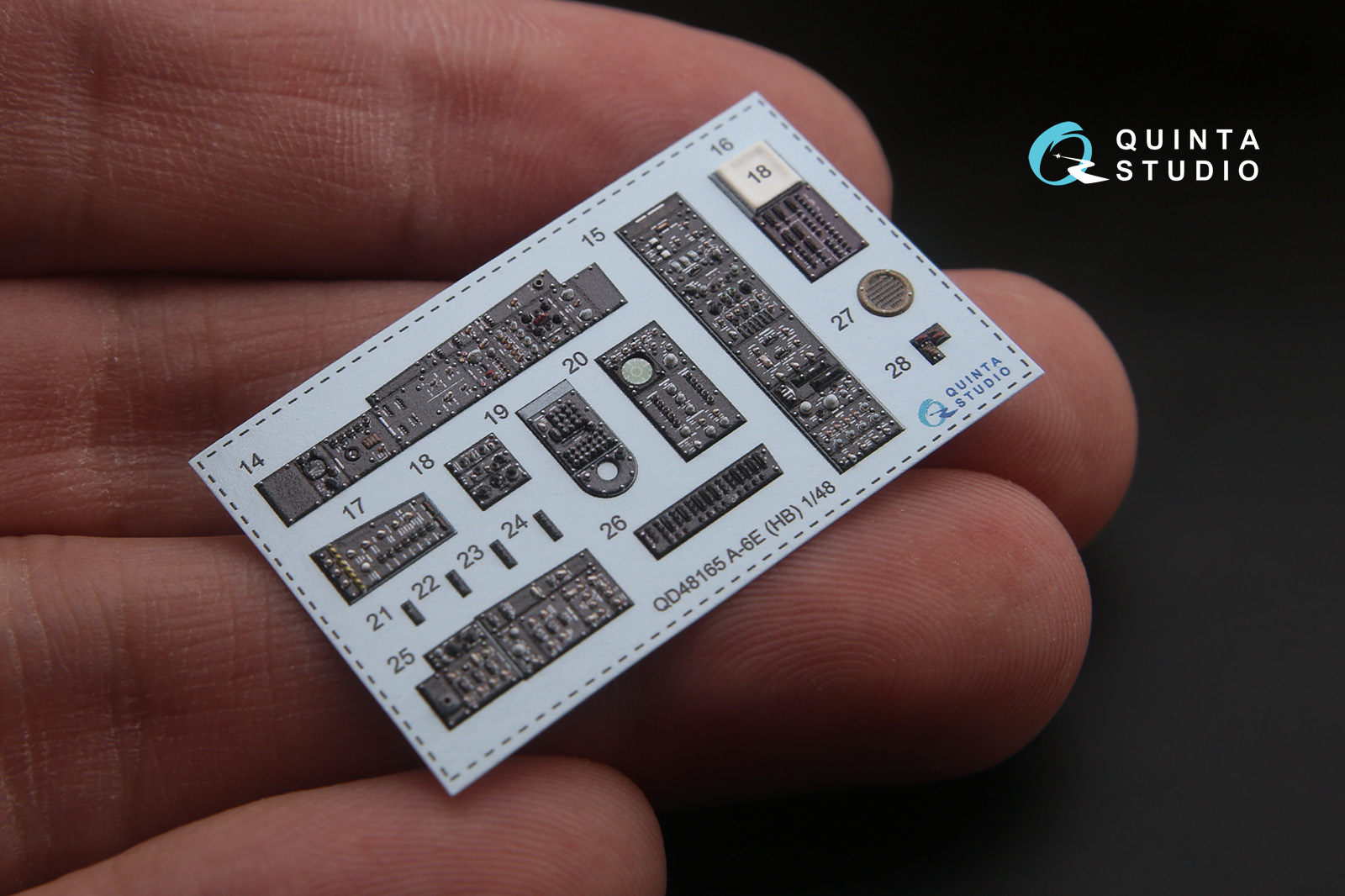 QD48165 3D Декаль интерьера кабины A-6E Intruder (для модели HobbyBoss)