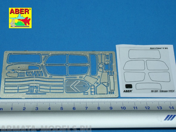 ABR-35-231  Дополнения для  Citroen Traction 11CV Staff Car для Tamiya 1/35