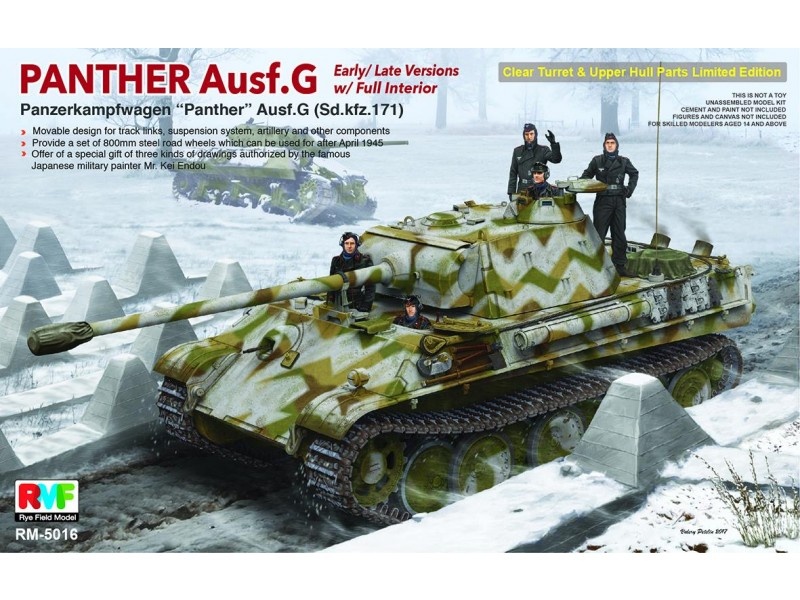 RM-5016 1/35 Panther Ausf.G w/ Interior Limited Editiom
