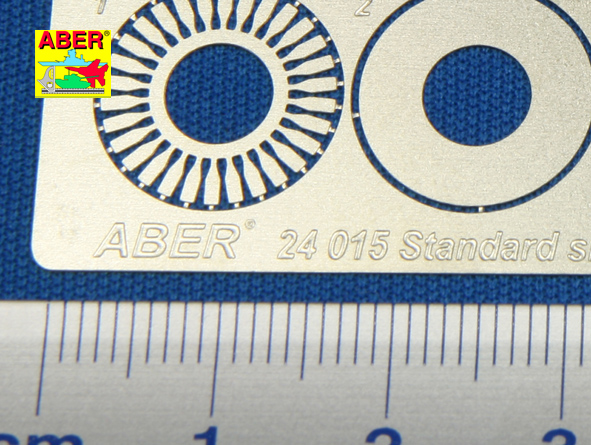 ABR-24-015  Дополнения для  Standard slotted discs brakes dia. 14mm  для  1/24
