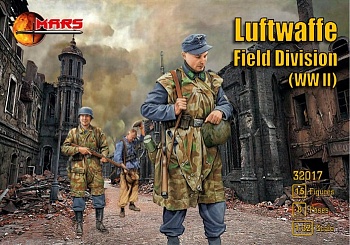 32017MR Фигуры Luftwaffe Field Division WWII 1/32