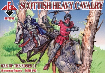 RB72056 Фигуры War of the Roses 11. Scottish Heavy Cavalry 