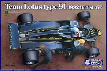20012EBB Team Lotus 91 1982