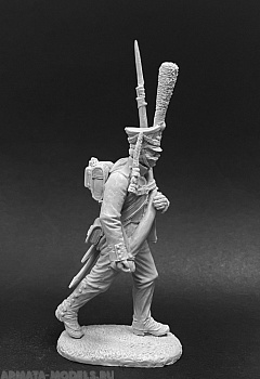 CHM-54258(M) Рядовой гренадерских полков и рот (2 варианта голов, 2 варианта рук), Россия 1812-14 гг. белый металл