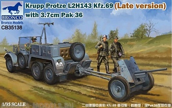 CB35138 Krupp Protze L 2 H 143 Kfz.69 (Late version) +3.7cm Pak 36
