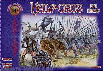 ALL72015 Фигуры Half-orcs set 1 1/72
