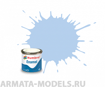 AA0044 Краска эмалевая 44 Pastel Blue Matt - 14ml Enamel Paint