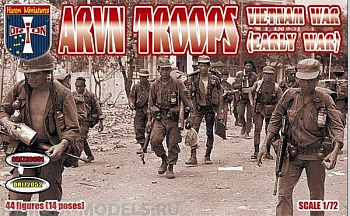 ORI72051 Vietnam War ARVN troops (early war)