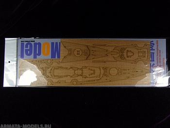 AW50013 Деревянная палуба для 1/400 DKM Tirpitz