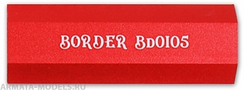 BD0105-R Металлический шлифовальный блок красный