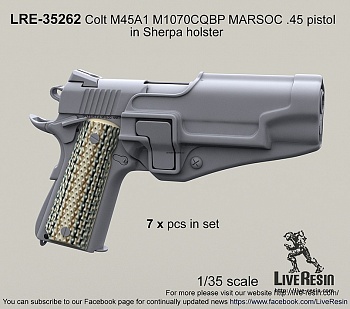LRE35262 Пистолет Colt M45A1 M1070CQBP MARSOC .45. в кобуре Sherpa.