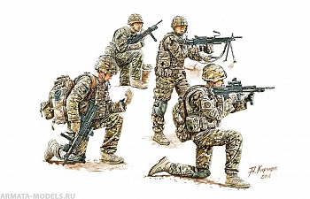 35GM0015 Современная английская пехота UK Infantry In Combat 2010/2012 Set 1