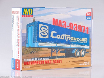 Сборная модель Полуприцеп МАЗ-93971