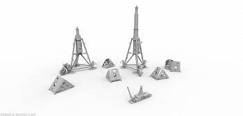 48016-1TMP Набор колодки 6 шт, домкраты 3 шт.