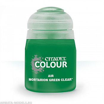 28-59GW Краска Эйр: мортарион зелёный (24мл)(AIR: MORTARION GREEN (24ML))