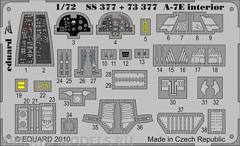 SS377 Фототравление A-7E interior S.A. For Hobby Boss