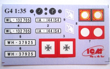 35531 Германский автомобиль G4 (1939) с пассажирами ICM