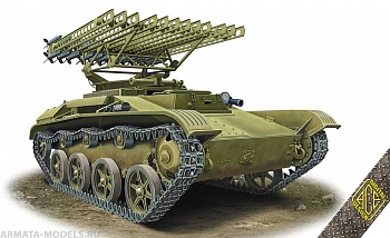 ACE72542 Ракетная установка БМ-8-24 Катюша на шасси Т-60