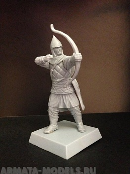 401ТБ Пеший русский ратник с луком,