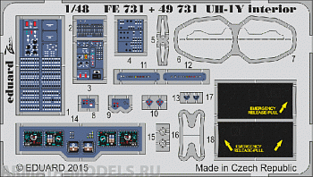 FE731ED  UH-1Y interior S.A. 1/48