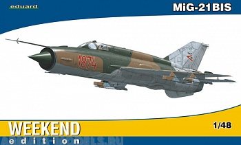 84131 Самолет MiG-21BIS  (Eduard) 1/48