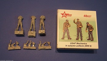 48027AR Техники ВВС США (2МВ) в осене-весенней форме (3фигуры)