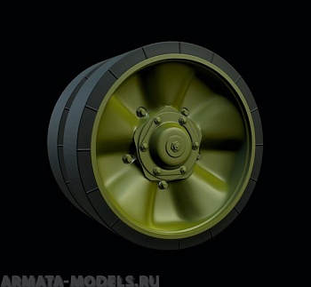 RE35-486 Дополнение для моделей Road wheels for  2S3 “Akatsija”