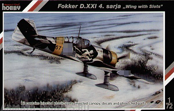 SH72116  Самолет Fokker D.XXI 4. sarja Wing with Slots