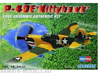 80250 Самолет P-40E Kitty hawk
