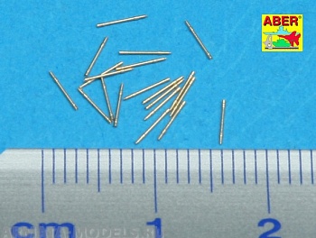 ABR-1:350-L-17  Дополнения для  Set of 20 pcs 20 mm L/65 barrels  MG C/30 for German ships для  1/350