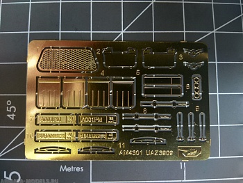 AM4301 Фототравление на модель УАЗ 3909 Буханка(43001)